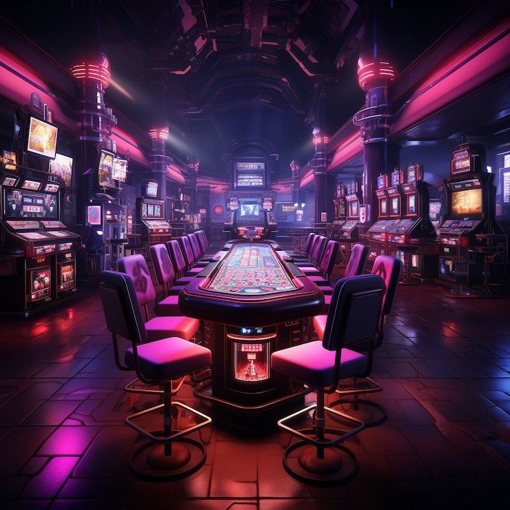 Live dealer studio setting with professional lighting and camera setup